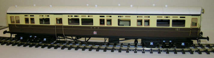 GWR Chocolate and Cream Diagram A30 Autocoach