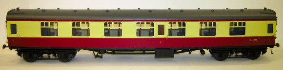 First Corridor in BR Crimson and cream livery