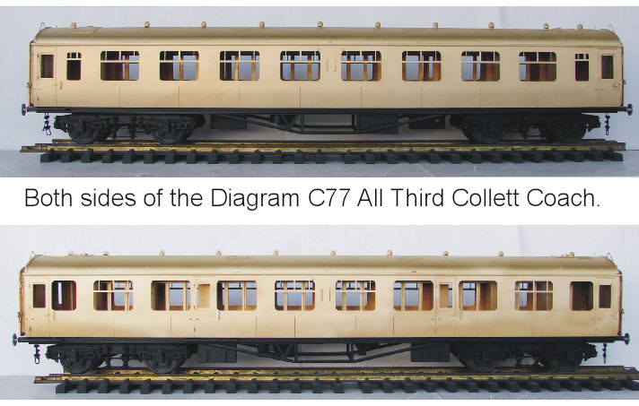Productsion Sample of aDiagram C77 All Third with factory painted black chassis