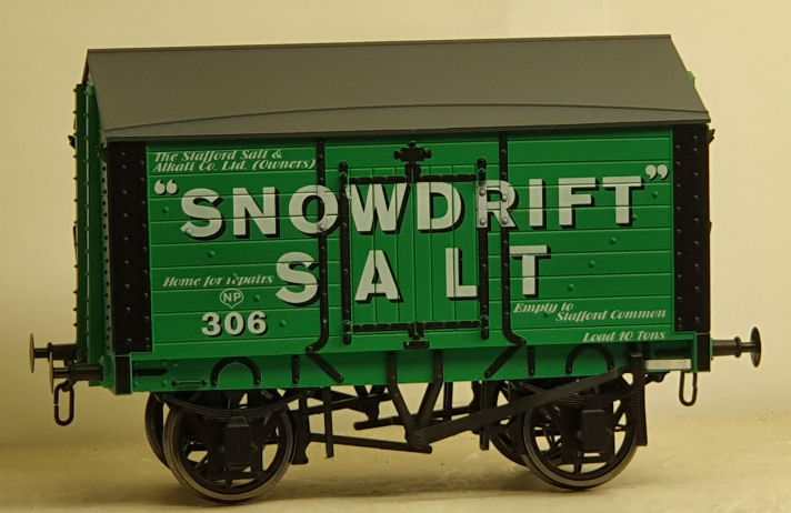 85 invecchiata traccia 0 Waterhouse no DAPOL 7f-018-004w carri merci Salt Van S 