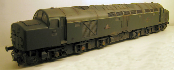 Fully finished Limited Edition Class 40 heavily weathered