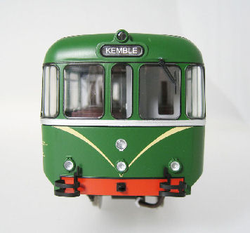 Heljan Light Green AC Railbus end detail