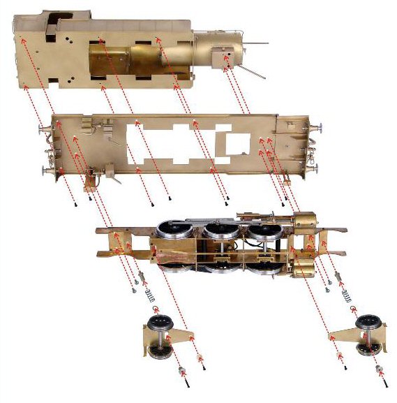 Picture showing the assembly of the 45xx