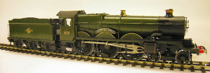 Lyonshall Castle in late BR condition recently completed in the workshops in late BR clean condition.