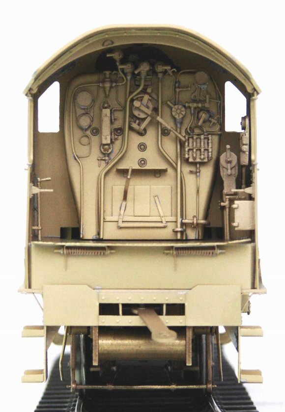 Image of the cab detail on the new Tower Brass Castle