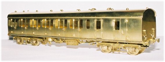 Unpainted example of a Suburban Brake coach